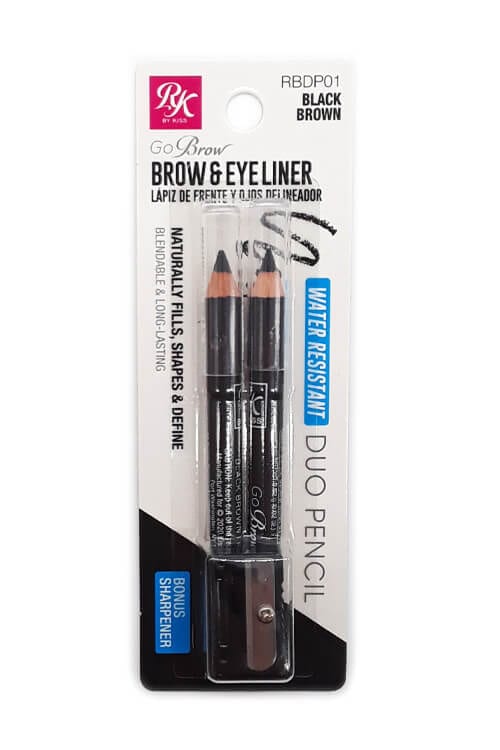 Ruby Kisses Go Brow Water Resistant Duo Pencil Package