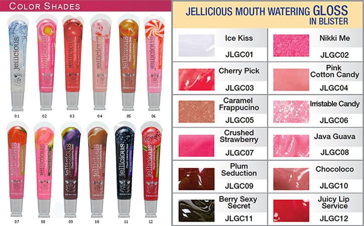 Ruby Kisses Jellicious Lip Gloss -JLG