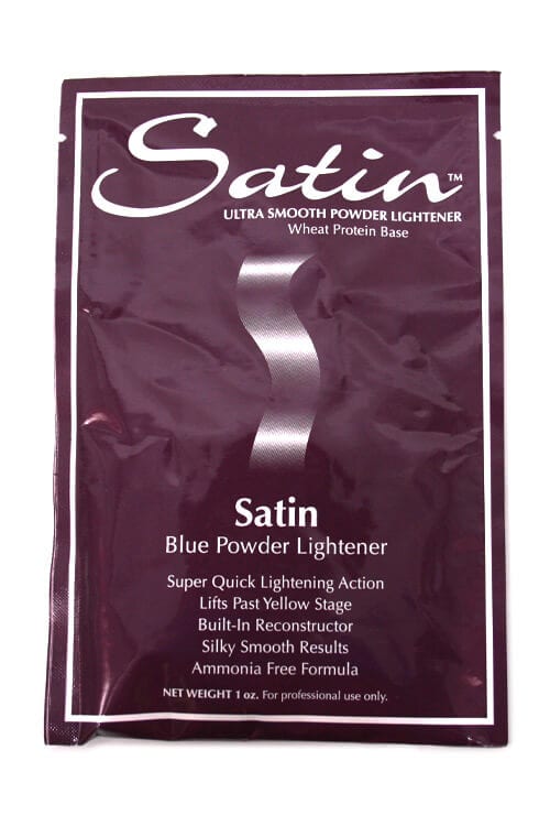 Satin Ultra-Smooth Blue Powder Lightener Packet 1 oz
