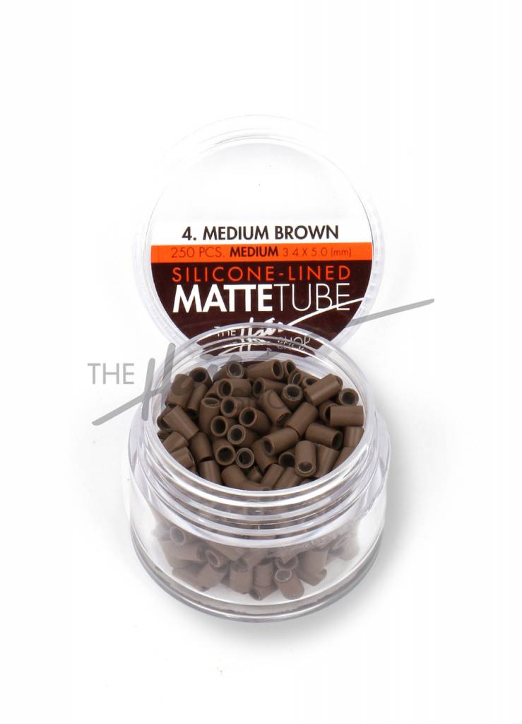 The Hair Shop Mattetube Silicone Lined (Medium) 3.4mm x 5.0mm