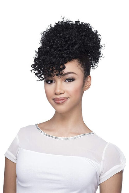Vivica A Fox BPB-Pop Bang N Bun Synthetic Ponytail Front