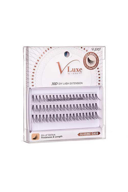 Kiss i-envy V-Luxe 30D Lash Clusters Long Packaging Side