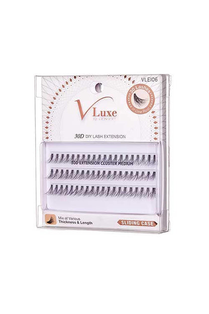 Kiss i-envy V-Luxe 30D Lash Clusters Medium Package Side