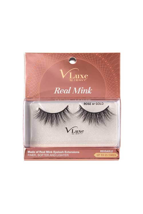 V Luxe Real Mink VLEC01 Packaging Front