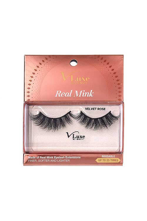 V Luxe Real Mink VLEC03 Packaging Front