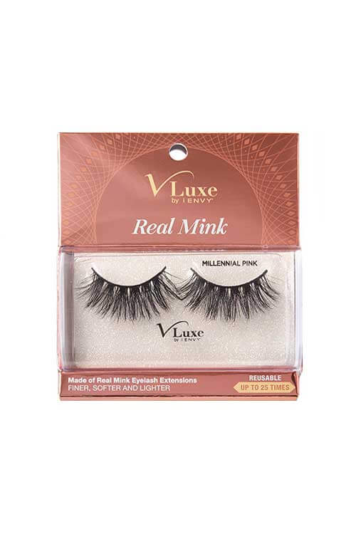 V Luxe Real Mink VLEC04 Packaging front