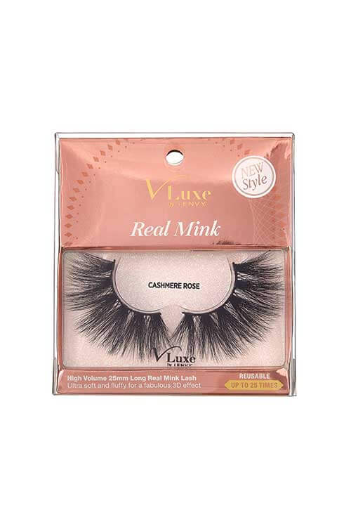 V Luxe Real Mink VLEC07 Packaging Front