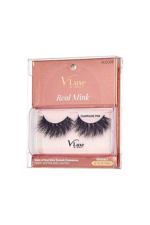 V Luxe Real Mink VLEC08 Packaging Side