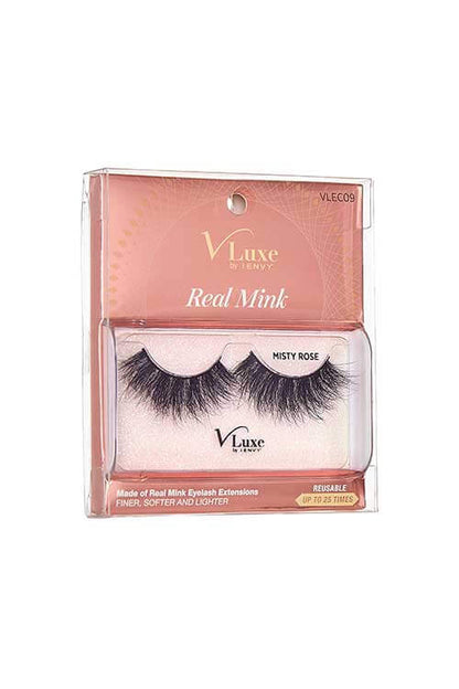 V Luxe Real Mink VLEC09 Packaging Side