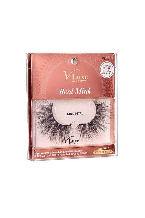 V Luxe Real Mink VLEC10 Packaging Side