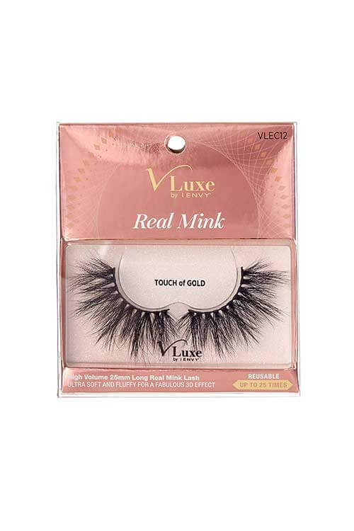 V Luxe Real Mink VLEC12 Packaging Front