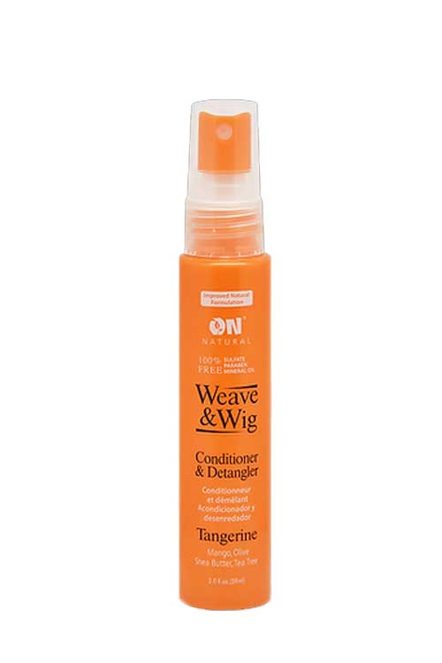 ON Natural Weave and Wig Conditioner and Detangler Tangerine 2 oz