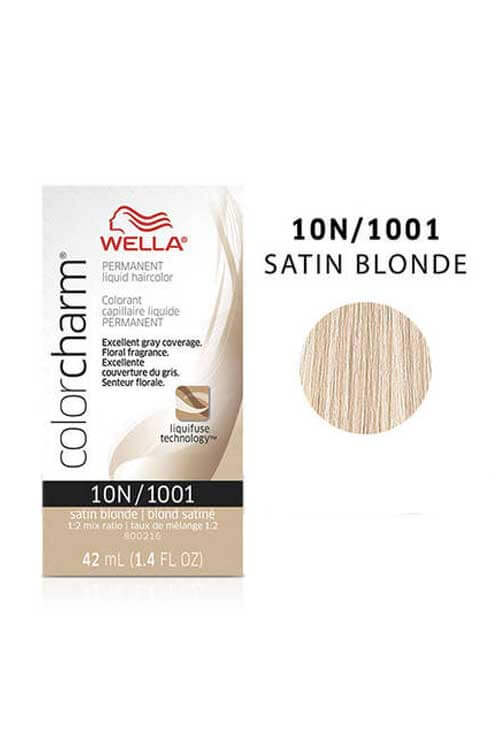 Wella Color Charm Permanent Hair Color 10N/1001 Satin Blonde