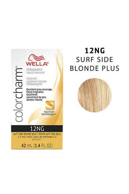 Wella Color Charm Permanent Hair Color 12NG Surf Side Blonde Plus