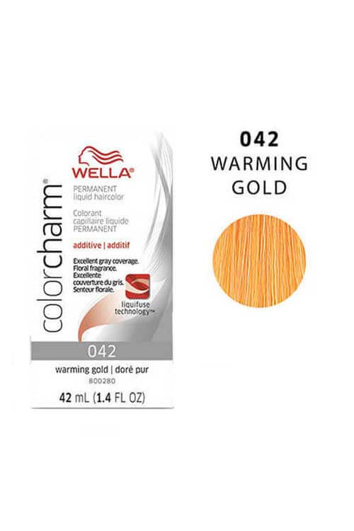 Wella Color Charm Permanent Hair Color 042 Warming Gold