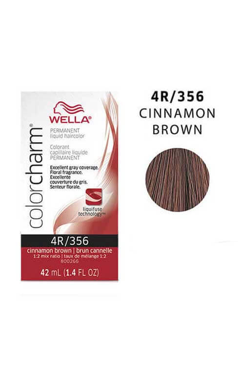 Wella Color Charm Permanent Hair Color 4R/356 Cinnamon Brown