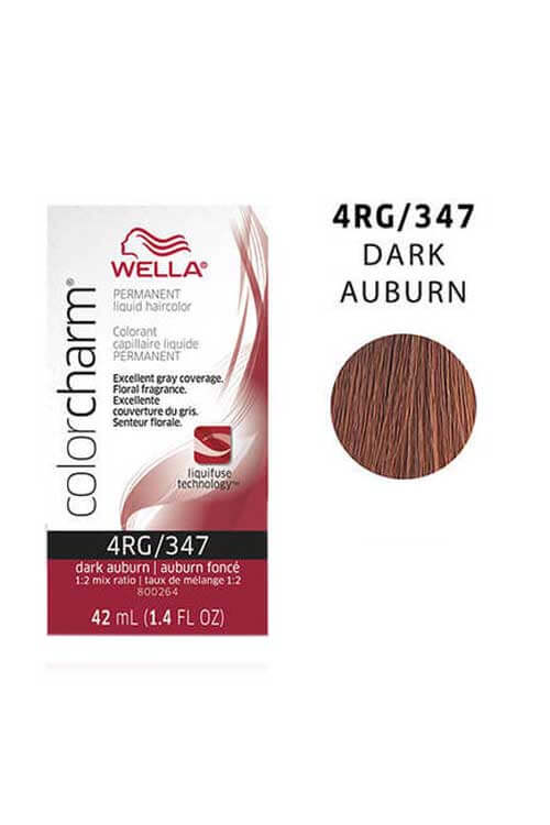 Wella Color Charm Permanent Hair Color 4RG/347 Dark Auburn