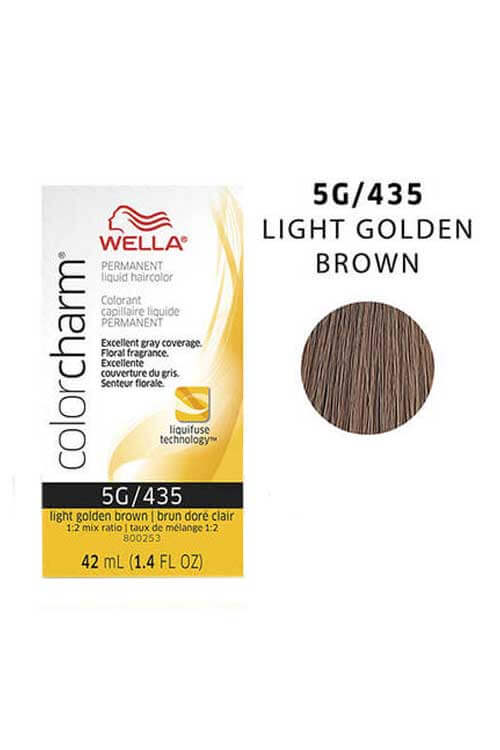 Wella Color Charm Permanent Hair Color 5G/435 Light Golden Brown
