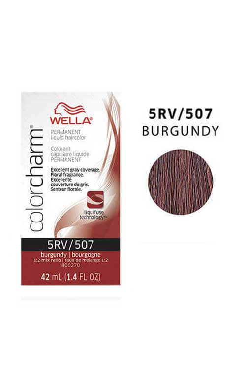 Wella Color Charm Permanent Hair Color 5RV/507 Burgundy