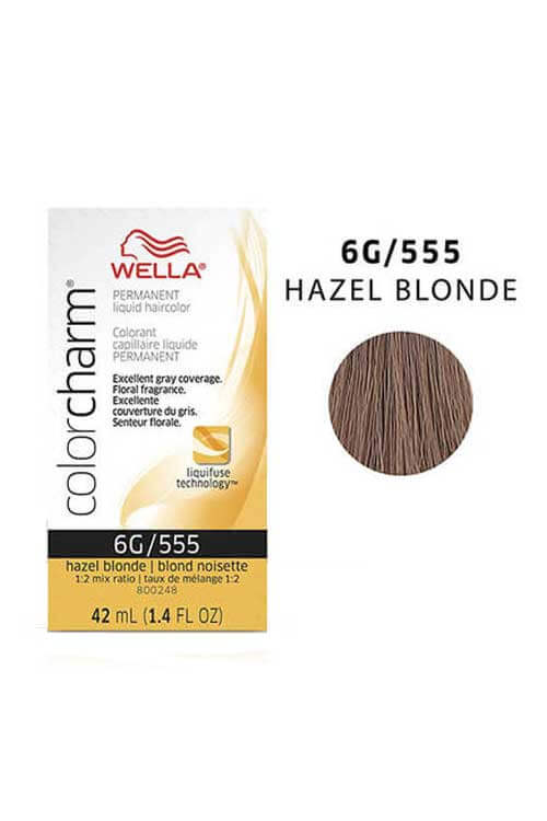 Wella Color Charm Permanent Hair Color 6G/555 Hazel Blonde
