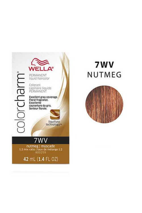 Wella Color Charm Permanent Hair Color 7WV Nutmeg